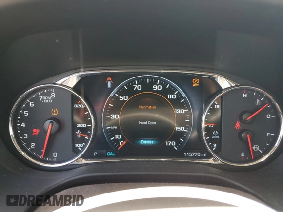 2019 GMC Acadia Denali with VIN 1GKKNPLS6KZ226420, listed as a Copart auction lot 53309835 with 115,770 mi miles and Salvage Title. Bid and sale history available at DreamBid. Image 9.