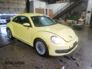 2014 Volkswagen Beetle 2.5L w/Sun with VIN 3VWJP7AT7EM605961, listed as a Copart auction lot 64607651 with 60,819 mi miles and Salvage Title. Bid and sale history available at DreamBid. Image 1.