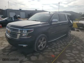 2017 Chevrolet Suburban Premier with VIN 1GNSKJKC3HR176278, listed as a Copart auction lot 89237005 with 147,983 mi miles and Salvage Title. Bid and sale history available at carsss.com. Image 1.