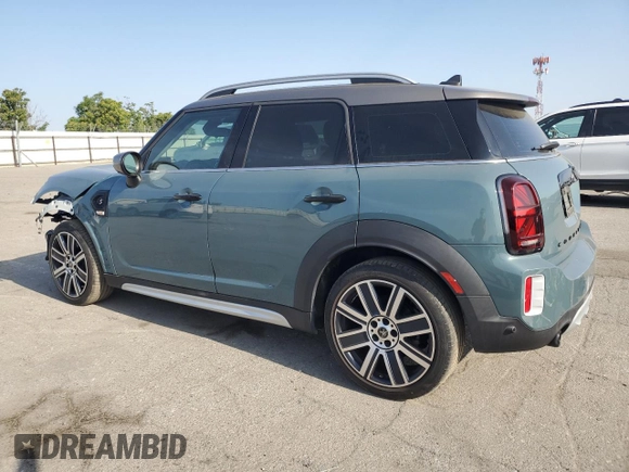 2022 MINI Countryman Cooper S with VIN WMZ53BR04N3N41652, listed as a Copart auction lot 55354375 with 20,821 mi miles and Salvage title. Bid and sale history available at DreamBid. Image 2.
