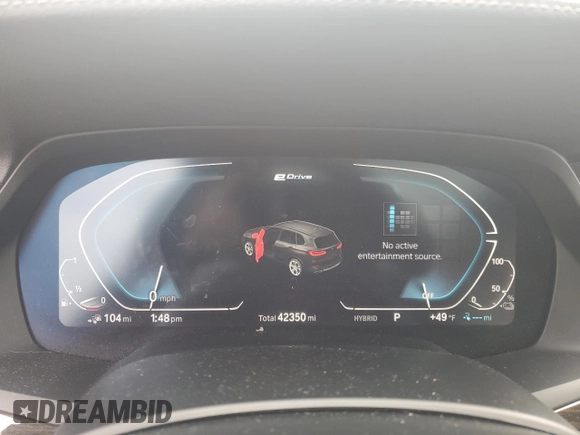 2021 BMW X5 xDrive45e with VIN 5UXTA6C02M9F03198, listed as a Copart auction lot 51805015 with 42,350 mi miles and Salvage Title. Bid and sale history available at DreamBid. Image 9.