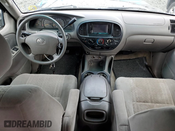 2003 Toyota Tundra SR5 with VIN 5TBBT44113S350760, listed as a Copart auction lot 51687895 with 233,322 mi miles and Salvage Title. Bid and sale history available at DreamBid. Image 8.