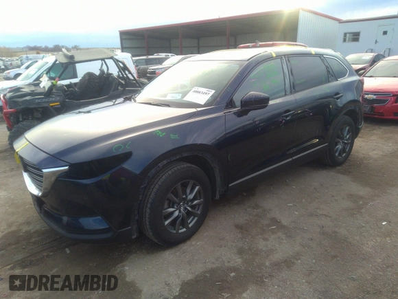 2021 Mazda CX-9 Sport with VIN JM3TCBBY4M0519407, listed as a IAAI auction lot 40883497 with 90,205 mi miles and . Bid and sale history available at carsss.com. Image 2.