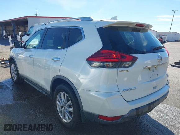 2017 Nissan Rogue S with VIN KNMAT2MT8HP608721, listed as a IAAI auction lot 41705227 with 147,480 mi miles and . Bid and sale history available at DreamBid. Image 3.