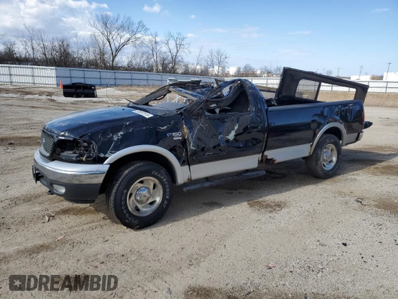 2001 Ford F-150 XL with VIN 2FTRF18W41CA92745, listed as a Copart auction lot 50587515 with Not provided miles and Salvage title. Bid and sale history available at DreamBid. Image 1.