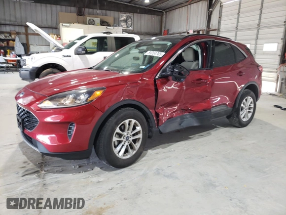 2021 Ford Escape SE with VIN 1FMCU9G63MUA18583, listed as a Copart auction lot 59204785 with 40,541 mi miles and Salvage title. Bid and sale history available at DreamBid. Image 1.