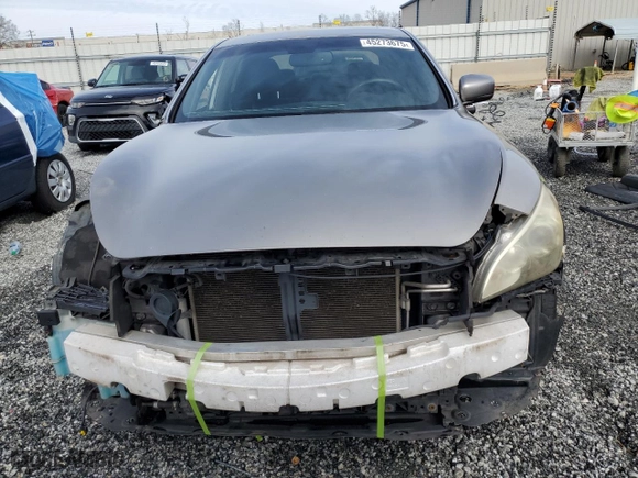 2013 Infiniti M37 with VIN JN1BY1APXDM511042, listed as a Copart auction lot 45273675 with 235911 miles and Salvage Title. Bid and sale history available at carsss.com. Image 5.