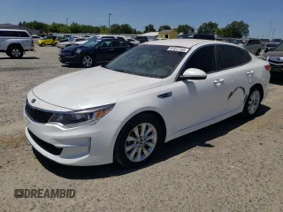 2017 Kia Optima LX with VIN 5XXGT4L30HG166368, listed as a Copart auction lot 61812185 with 115,609 mi miles and Salvage title. Bid and sale history available at DreamBid. Image 1.