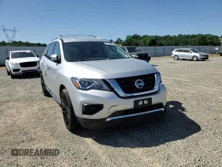 2019 Nissan Pathfinder S with VIN 5N1DR2MN0KC650274, listed as a Copart auction lot 54166005 with 96,956 mi miles and Salvage Title. Bid and sale history available at DreamBid. Image 14.