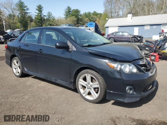 2013 Toyota Corolla L with VIN 2T1BU4EE3DC936232, listed as a Copart auction lot 54981735 with 187,598 mi miles and Salvage Title. Bid and sale history available at carsss.com. Image 4.