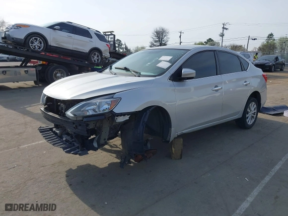 2019 Nissan Sentra SV with VIN 3N1AB7APXKY202357, listed as a IAAI auction lot 41795476 with 107,406 mi miles. Bid and sale history available at carsss.com. Image 18.