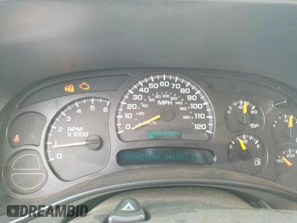 2004 Chevrolet Tahoe LS with VIN 1GNEC13V54J326622, listed as a Copart auction lot 73164854 with 241,083 mi miles and Salvage Title. Bid and sale history available at carsss.com. Image 9.