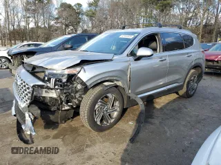 2022 Hyundai Santa Fe SEL with VIN 5NMS24AJ4NH434768, listed as a Copart auction lot 42152325 with 59,230 mi miles and Salvage Title. Bid and sale history available at carsss.com. Image 1.