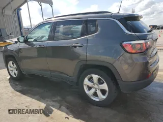 2019 Jeep Compass Latitude with VIN 3C4NJCBB6KT699854, listed as a Copart auction lot 48967185 with 17,666 mi miles and Salvage title. Bid and sale history available at DreamBid. Image 2.