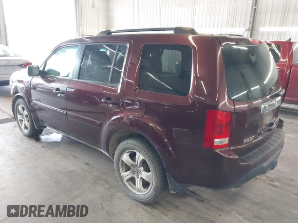 2013 Honda Pilot EX-L with VIN 5FNYF4H62DB044848, listed as a IAAI auction lot 40098280 with 113,829 mi miles and . Bid and sale history available at carsss.com. Image 3.