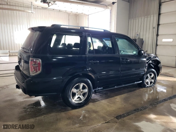 2008 Honda Pilot EX-L with VIN 5FNYF18598B011874, listed as a Copart auction lot 49583095 with 200,713 mi miles and Salvage Title. Bid and sale history available at carsss.com. Image 3.