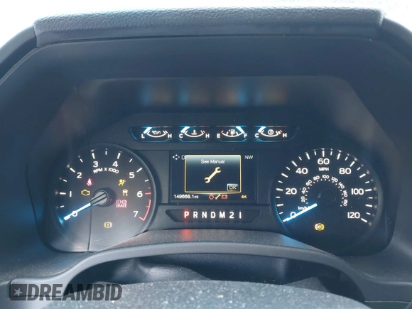 2017 Ford F-150 XL with VIN 1FTEX1EP3HFC28046, listed as a IAAI auction lot 41291572 with 149,668 mi miles. Bid and sale history available at carsss.com. Image 7.