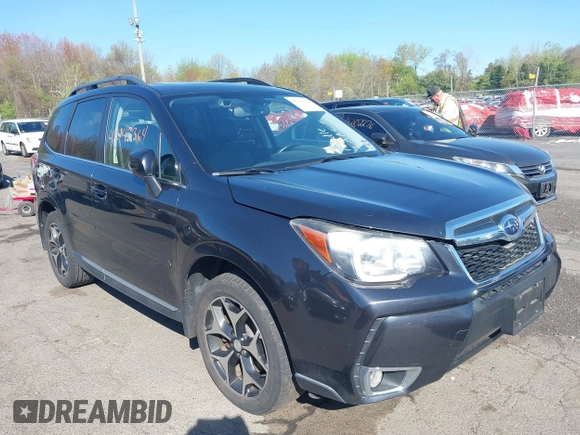 2015 Subaru Forester 2.0XT Touring with VIN JF2SJGWCXFH514739, listed as a IAAI auction lot 42143364 with 107,359 mi miles. Bid and sale history available at carsss.com. Image 1.