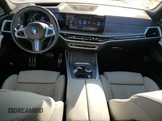 2023 BMW X7 xDrive40i with VIN 5UX23EM03P9P48219, listed as a Copart auction lot 42714055 with 48,911 mi miles and Salvage Title. Bid and sale history available at carsss.com. Image 8.