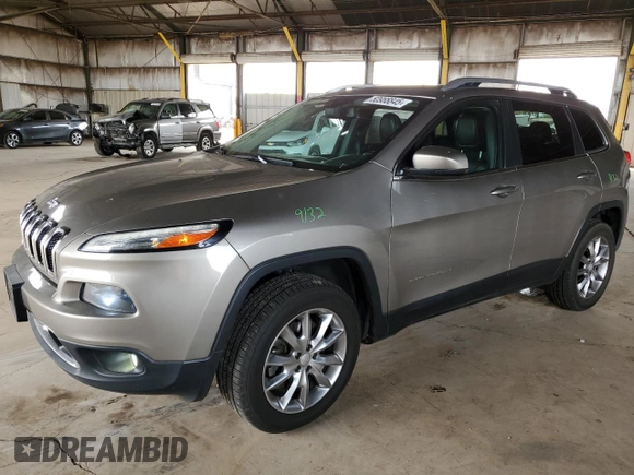 2018 Jeep Cherokee Limited with VIN 1C4PJMDX3JD576606, listed as a Copart auction lot 50988845 with 128,653 mi miles and Salvage Title. Bid and sale history available at carsss.com. Image 1.