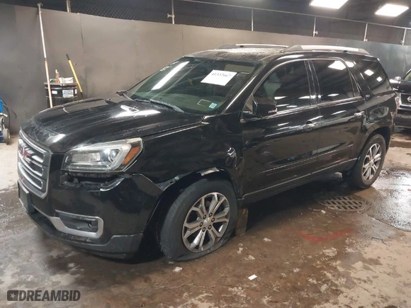 2016 GMC Acadia SLT with VIN 1GKKVRKD0GJ345956, listed as a IAAI auction lot 41332667 with 129,346 mi miles. Bid and sale history available at carsss.com. Image 2.