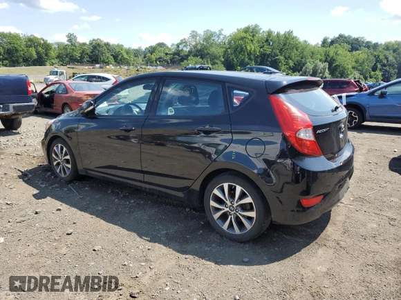 2016 Hyundai Accent Sport with VIN KMHCU5AE6GU246753, listed as a Copart auction lot 61643103 with 86,198 mi miles. Bid and sale history available at carsss.com. Image 2.