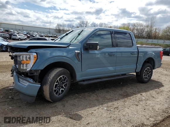 2023 Ford F-150 XL z VIN 1FTEW1EP6PKD55009, wystawiony jako Copart lot #53661895 z przebiegiem 22 594 mil mil oraz Szkoda całkowita • Salvage title. Historia ofert i sprzedaży dostępna na DreamBid. Obrazek 1.
