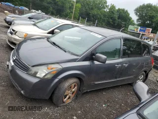 2007 Nissan Quest SE z VIN 5N1BV28U77N143470, wystawiony jako Copart lot #60787145 z przebiegiem Nie podano mil oraz Szkoda całkowita • Salvage title. Historia ofert i sprzedaży dostępna na DreamBid. Obrazek 1.