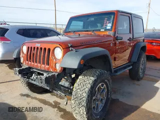 2014 Jeep Wrangler Rubicon with VIN 1C4BJWCG8EL185597, listed as a IAAI auction lot 41914489 with 85,545 mi miles and . Bid and sale history available at DreamBid. Image 17.
