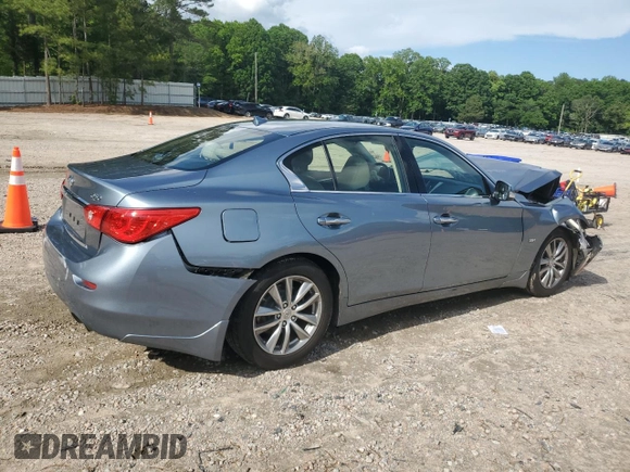 2017 Infiniti Q50 Signature Edition z VIN JN1EV7AR4HM838908, wystawiony jako Copart lot #56947255 z przebiegiem 122 764 mil mil oraz Czysty tytuł • Clean title. Historia ofert i sprzedaży dostępna na DreamBid. Obrazek 3.