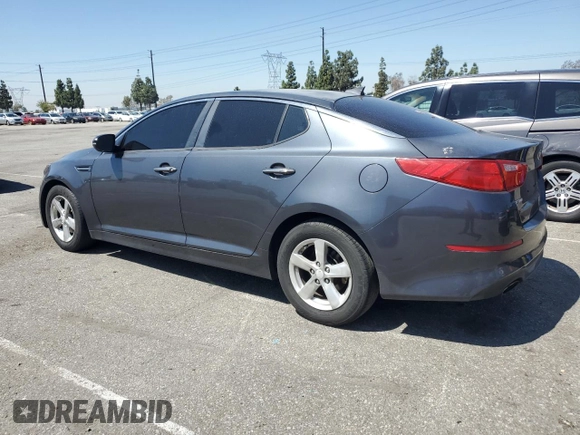 2015 Kia Optima LX z VIN KNAGM4A77F5629558, wystawiony jako Copart lot #55863825 z przebiegiem 143 620 mil mil oraz Szkoda całkowita • Salvage title. Historia ofert i sprzedaży dostępna na DreamBid. Obrazek 2.