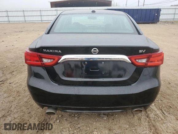 2017 Nissan Maxima SV with VIN 1N4AA6AP6HC445214, listed as a Copart auction lot 48558795 with 89,885 mi miles and Salvage Title. Bid and sale history available at carsss.com. Image 6.