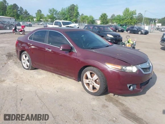2009 Acura TSX with VIN JH4CU26699C035624, listed as a IAAI auction lot 42162098 with 269,510 mi miles. Bid and sale history available at carsss.com. Image 1.