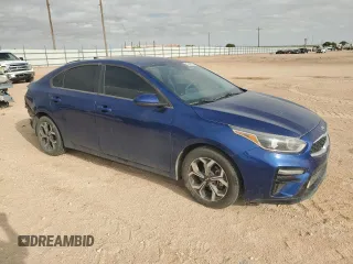 2019 Kia Forte LXS with VIN 3KPF24AD1KE075927, listed as a Copart auction lot 53565135 with 135,740 mi miles and Salvage title. Bid and sale history available at DreamBid. Image 4.