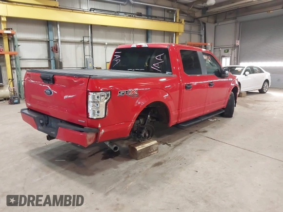 2019 Ford F-150 XL with VIN 1FTEW1EP8KFC25296, listed as a IAAI auction lot 41641341 with 68,091 mi miles. Bid and sale history available at carsss.com. Image 4.