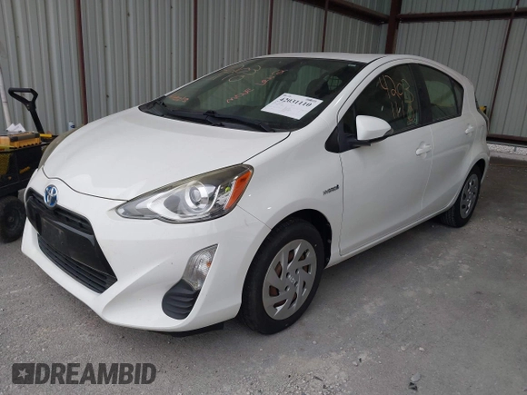 2016 Toyota Prius One with VIN JTDKDTB37G1125636, listed as a IAAI auction lot 42031110 with 106,899 mi miles and . Bid and sale history available at DreamBid. Image 2.