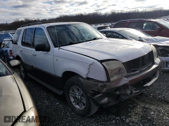 2004 Mercury Mountaineer Convenience z VIN 4M2ZU86K84UJ09656, wystawiony jako Copart lot #82852813 z przebiegiem 170 278 mil mil oraz Szkoda całkowita • Salvage title. Historia ofert i sprzedaży dostępna na DreamBid. Obrazek 4.