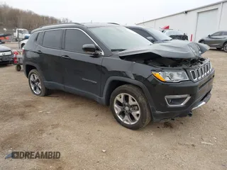 2020 Jeep Compass High Altitude с VIN 3C4NJDCB0LT128043, выставлен на аукционе IAAI как лот 42055727 с пробегом 53 081 миль миль и . История ставок и продаж доступна на DreamBid. Изображение 1.