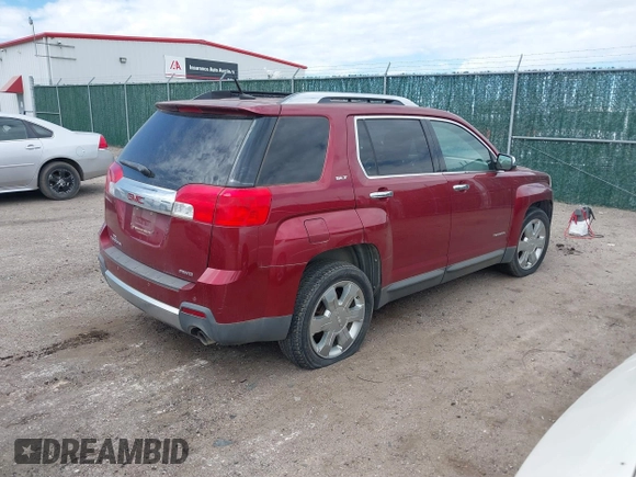 2010 GMC Terrain SLT-2 z VIN 2CTFLJEYXA6383349, wystawiony jako IAAI lot #41875588 z przebiegiem 156 310 mil mil oraz . Historia ofert i sprzedaży dostępna na DreamBid. Obrazek 4.