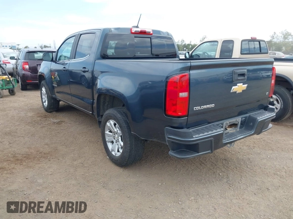 2019 Chevrolet Colorado 2WD LT with VIN 1GCGSCEAXK1191130, listed as a IAAI auction lot 42023742 with 86,914 mi miles and . Bid and sale history available at DreamBid. Image 3.