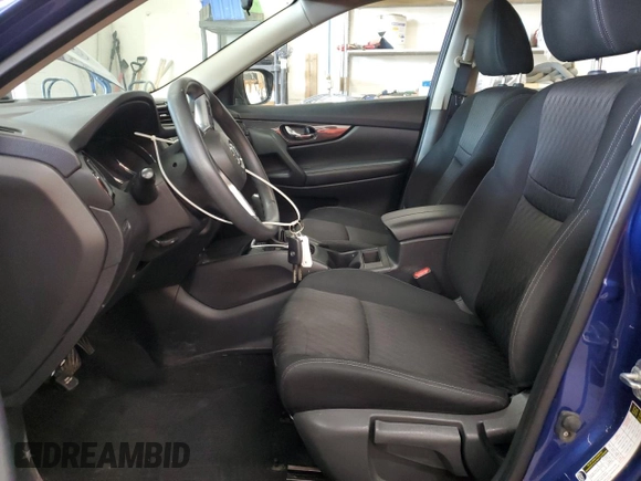 2017 Nissan Rogue SV with VIN KNMAT2MV8HP536159, listed as a Copart auction lot 53780845 with 150,916 mi miles and Salvage Title. Bid and sale history available at carsss.com. Image 7.