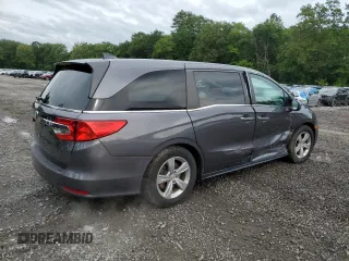 2018 Honda Odyssey EX z VIN 5FNRL6H56JB108661, wystawiony jako Copart lot #62807955 z przebiegiem 96 164 mil mil oraz Szkoda całkowita • Salvage title. Historia ofert i sprzedaży dostępna na DreamBid. Obrazek 3.