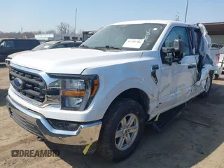 2023 Ford F-150 XL with VIN 1FTFW1E5XPKE18681, listed as a IAAI auction lot 41756786 with 40,101 mi miles. Bid and sale history available at carsss.com. Image 2.