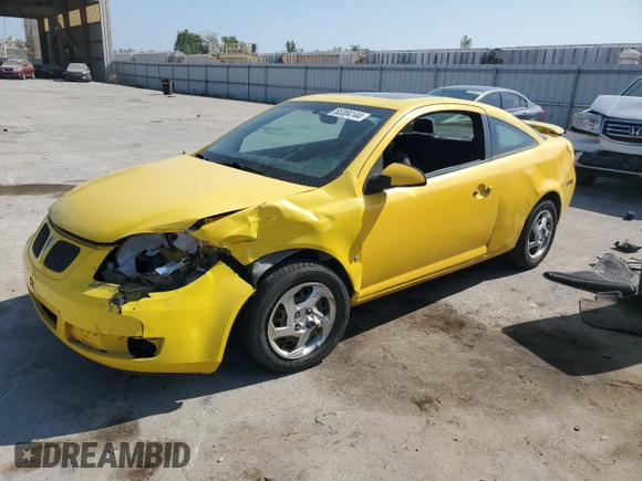 2007 Pontiac G5 with VIN 1G2AL15F277125151, listed as a Copart auction lot 65384144 with Not Provided miles and Salvage Title. Bid and sale history available at DreamBid. Image 1.