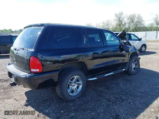 2002 Dodge Durango Sport with VIN 1B4HS38N62F159178, listed as a IAAI auction lot 39463560 with 183,111 mi miles. Bid and sale history available at carsss.com. Image 4.