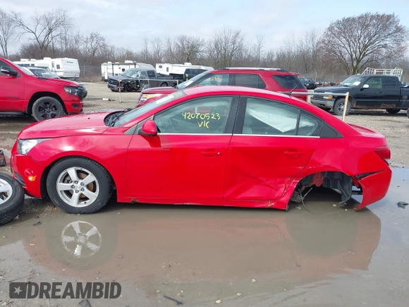 2014 Chevrolet Cruze 1LT with VIN 1G1PC5SB0E7324302, listed as a IAAI auction lot 42070523 with 125,860 mi miles and . Bid and sale history available at DreamBid. Image 15.