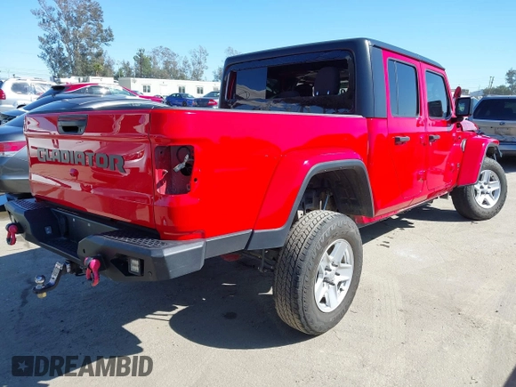 2022 Jeep Gladiator Willys Sport z VIN 1C6HJTAG0NL180848, wystawiony jako IAAI lot #41778129 z przebiegiem Nie podano mil oraz . Historia ofert i sprzedaży dostępna na DreamBid. Obrazek 4.