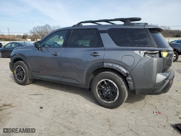 2024 Nissan Pathfinder Rock Creek with VIN 5N1DR3BDXRC286763, listed as a Copart auction lot 45558785 with 9,534 mi miles and Salvage Title. Bid and sale history available at carsss.com. Image 2.