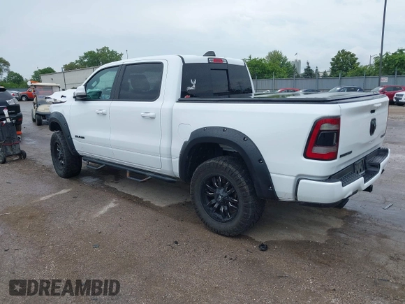 2020 Ram 1500 Big Horn with VIN 1C6SRFFT0LN105011, listed as a IAAI auction lot 42512812 with 71,825 mi miles and . Bid and sale history available at DreamBid. Image 3.