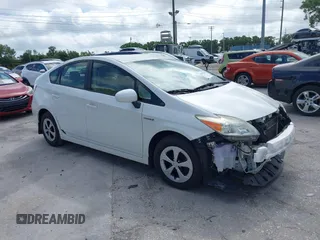 2012 Toyota Prius One with VIN JTDKN3DU1C1560505, listed as a IAAI auction lot 41908240 with 133,188 mi miles and . Bid and sale history available at DreamBid. Image 1.